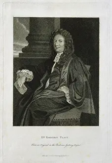 Robert Prints: Robert Plot. Stipple engraving by S. Harding, 1802