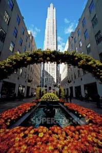 Manhattan Prints: Rockefeller Center; General Electric Building And NBC-TV Studio Building New York, NY