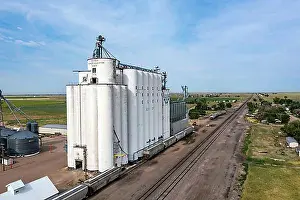 Bunch Of Prints: Roggen, Colorado, The Roggen Farmers Elevator Association stores and markets grain for its member farmers