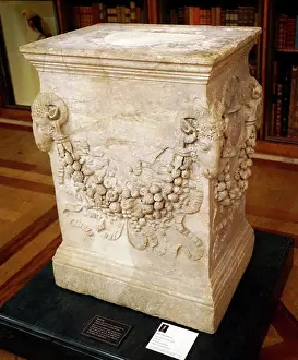 Vine Prints: Roman copy of a Greek original pedestal