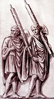 Institution Prints: Roman lictors carrying Fasces. An ancient institution in Rome