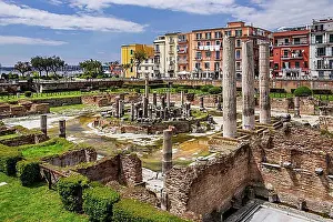 Southern Italy Prints: Roman ruins of the Macellum, Pozzuoli
