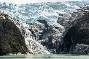 Seas Prints: Romanche Glacier, Beagle Channel (Glacier Alley), Tierra del Fuego, Chile, South America