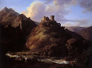 Johann Prints: Romantic Landscape, Schirmer, Johann Wilhelm, 1828