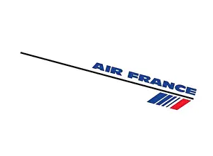 Historically Prints: Rotated to right, Air France Logo 1990, Airline, Old Logo from 1990