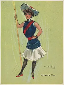 Originally Prints: Rowing Girl, from the series 'Hamilton King Girls' (T7)