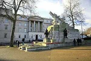 Exterior Photograph Prints: Royal Artillery Memorial with freshly laid wreaths