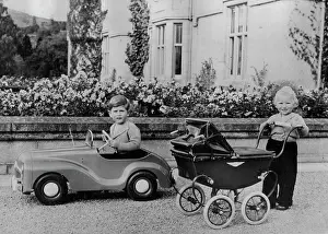 King Of Great Britain Prints: The Royal Children At Balmoral -- A new photograph of Prince Charles and Princess Anne