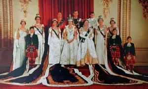 Coronation Prints: The Royal Family photographed at Buckingham Palace after the Coronation of Queen Elizabeth 1953