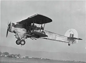 World War Prints: The Royal Navy during the Second World War An airborne Fairey Swordfish in flight