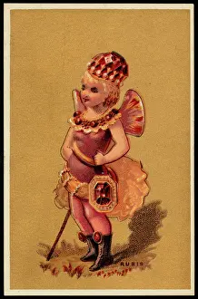 Rubis, Girls, Gems, Jewelry, 19th Century American Trade Cards