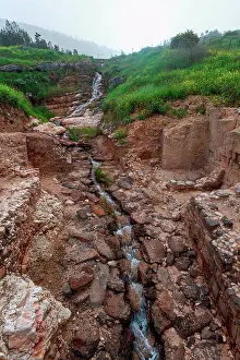 Canal Prints: Ruins of ancient Tiberias on Sea of Galilee; Tiberias, Israel