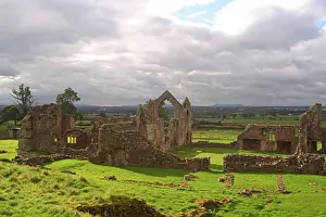 Ruins Prints: Ruins of Haughmond Abbey English Heritage Shrewsbury Shropshire England UK United Kingdom GB Great Britain Europe EU