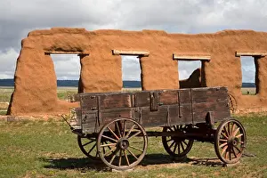 Cart Prints: Ruins of a monument, Fort Union National Monument