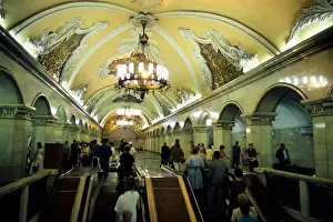 Station Prints: Russia, Moscow, Prospekt Mira Metro Station