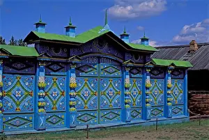 Gates Prints: RUSSIA, SIBERIA, NEAR ULAN UDE, ETHNOGRAPHIC MUSEUM, OLD BELIEVER HOMESTEAD, GATE