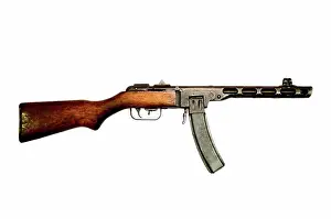 Magazine Prints: Russian PPSh-41 submachine gun, 1941 era