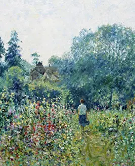 Gloucestershire Prints: Ryecroft Allotments, View To Charlton Kings
