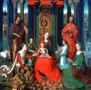 Sep07 Prints: Sacra Conversazione Triptych of St John the Baptist