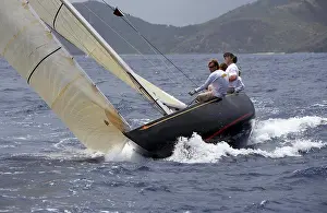 Caribbean Prints: Sailing upwind in heavy air