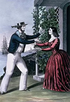 Ringlet Prints: The Sailor's Return, Currier and Ives