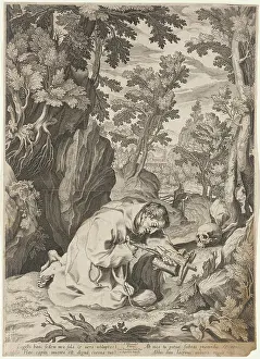 Assisi Prints: Saint Francis Praying in the Desert