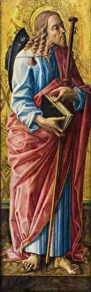 Cane Prints: Saint James Major; 1472 Tempera and gold on panel Carlo Crivelli Italian; Venetian; circa 1430/35-1495