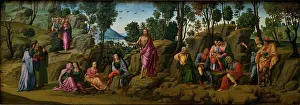 Fifteenth Century Prints: Saint John the Baptist Bearing Witness by Workshop of Francesco Granacci (Villamagna 1469-1543 Florence)