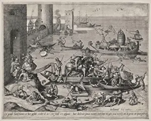 Share Prints: Saint Martin with his Horse on a Ship, c