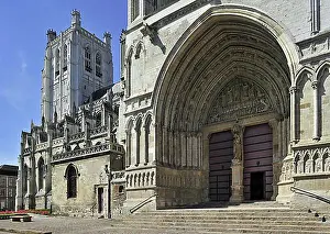 Historic District Prints: The Saint-Omer Cathedral, Cathedrale Notre-Dame de Saint-Omer at Sint-Omaars