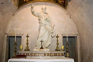 Union Prints: Saint Pauls statue, St Pauls Grotto