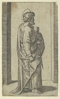 Peter Prints: Saint Peter, keys in right hand