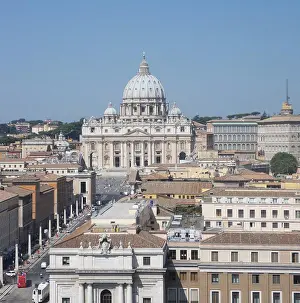 Basilica Prints: Saint Peter's Square or the Piazza San Pietro
