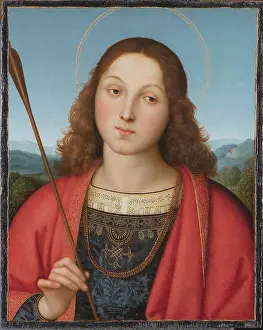 Faith Prints: Saint Sebastian, Raphael (Raffaello Sanzio da Urbino) (1483-1520)