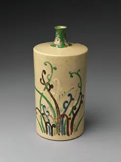Period Prints: Sake bottle 18th century Japan