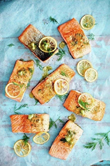 Seafood Prints: Salmon fillets