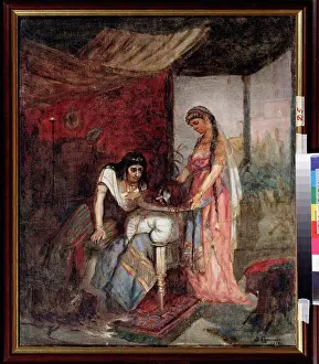 Old Testament Prints: Salome by Surikov, Vasili Ivanovich (1848-1916) State V