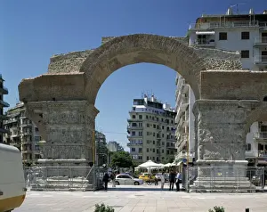Foreign Prints: SALONIKA GREECE GALERIUS ARCH