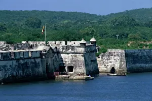 Fort Prints: San Fernando Fortress, UNESCO World Heritage Site, Cartagena, Colombia, South America