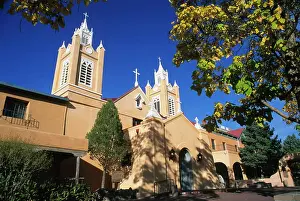 Albuquerque Prints: San Filipe de Neri Church, Old Town Plaza