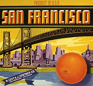 Nostalic Prints: San Francisco Orange