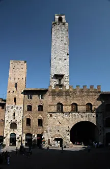 Wahrzeichen Prints: San Gimignano San Gimignano in der Toskana Copyright: xZoonar