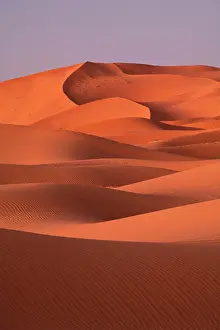 Arid Prints: Sand dunes, Sahara Desert, Morocco, North Africa, Africa
