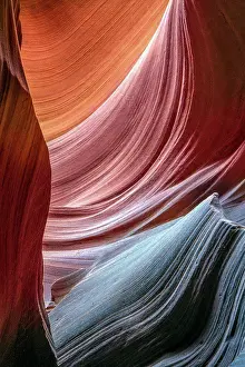 Antelope Prints: Sand Scoured Rocks in Lower Antelope Canyon