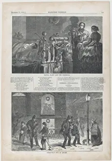 Boston Prints: Santa Claus and His Presents (from 'Harper's Weekly)