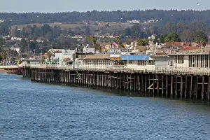 Agua Prints: Santa Cruz Wharf, Santa Cruz, California, USA