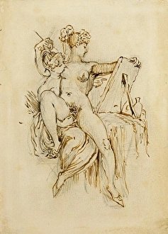Women Only Prints: Sapphic Love. Henry Fuseli (Johann Heinrich Fussli) (1741-1825)