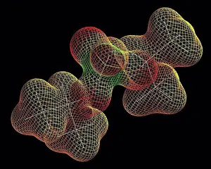 Toxic Prints: Sarin nerve gas, molecular model