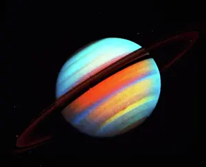 Planet Prints: Saturn is the sixth planet from the Sun and the second-largest in the Solar System