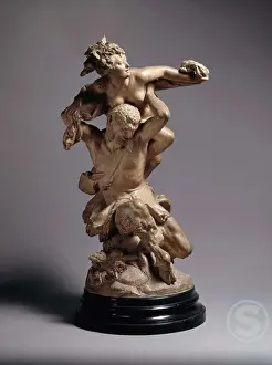 Relationships Prints: Satyr and Nymph Albert-Ernest Carrier-Belleuse (1824-1887/French) Sculpture Hermitage Museum